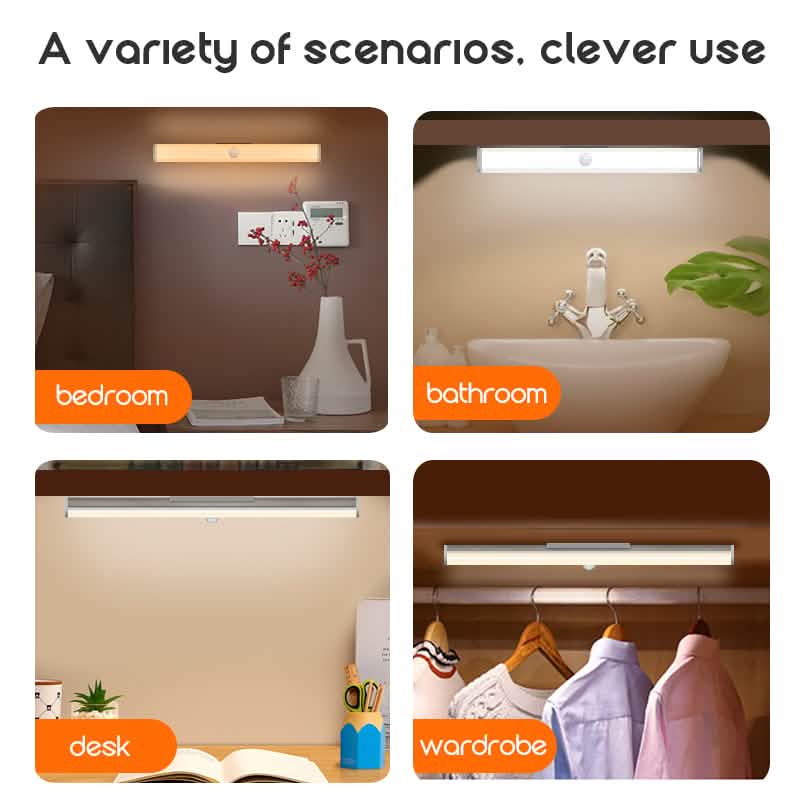 Stick-Anywhere Motion Sensor Lights (4-Pack)