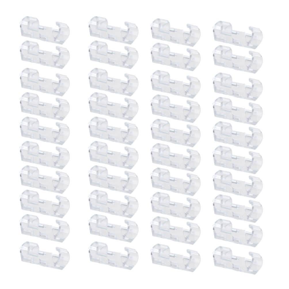 Self-Adhesive Wire Organizer Line Cable Plastic Clips
