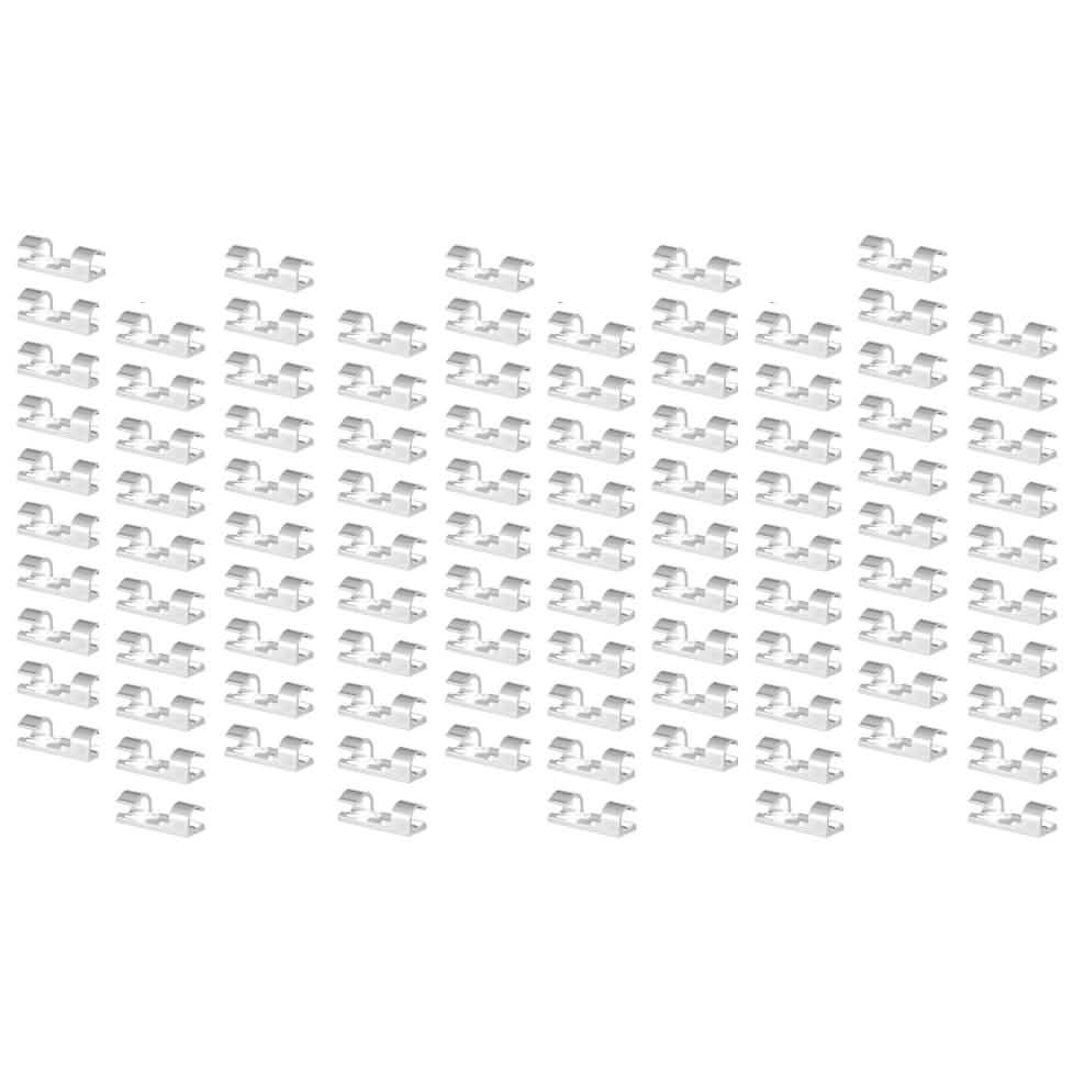 Self-Adhesive Wire Organizer Line Cable Plastic Clips